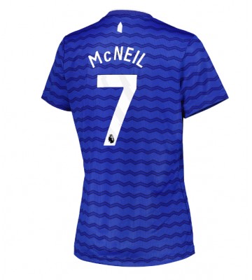 Everton Dwight McNeil #7 Hjemmebanetrøje Dame 2025-26 Kortærmet